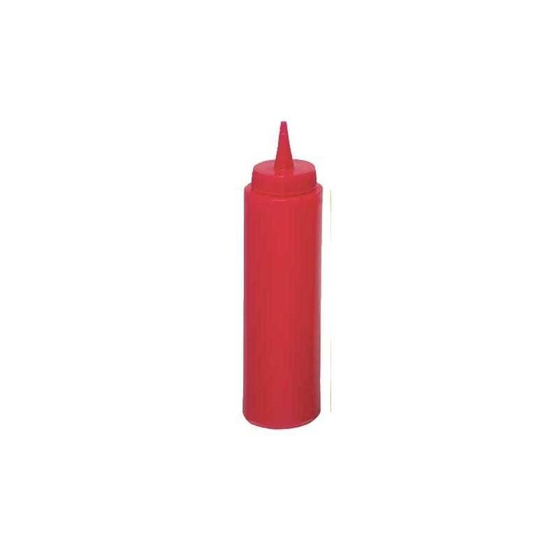 Flacon Distributeur 70 cl pour Sauce - Couleur : Rouge