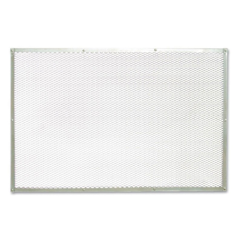 Grille Plate Rectangulaire Perforée en Aluminium - Dim : 40 x 60 cm